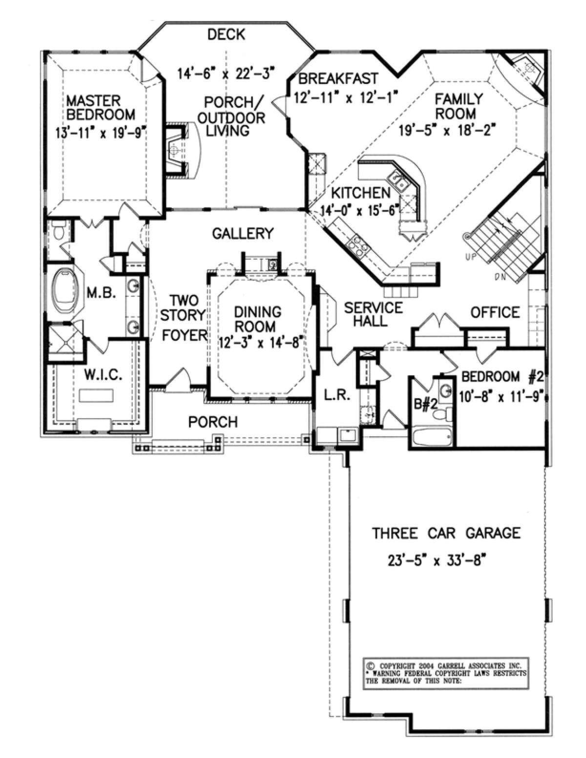Floorplan 1 for House Plan #699-00012