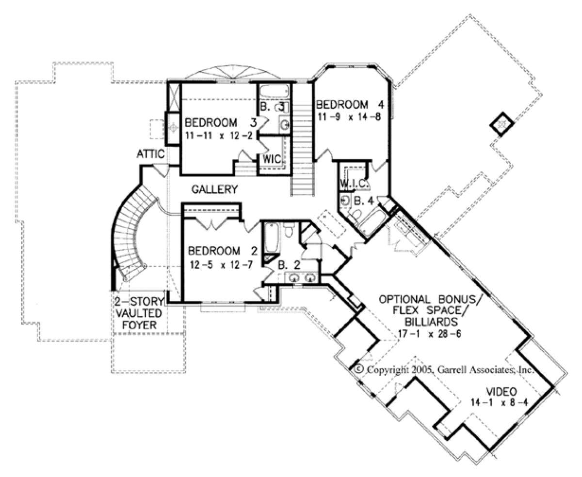 Floorplan 2 for House Plan #699-00014