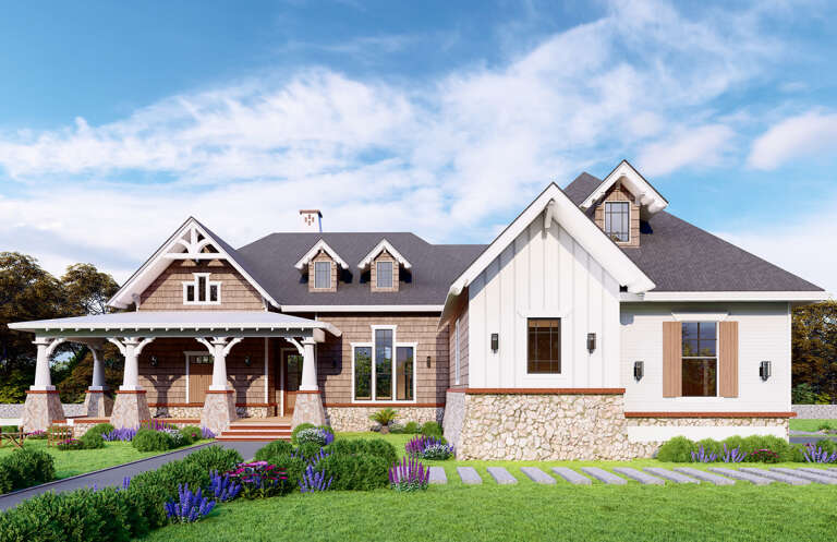 House Plan House Plan #4960 Front Elevation 