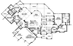 Floorplan 1 for House Plan #699-00019