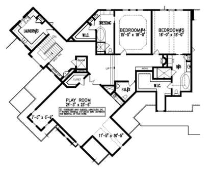 Floorplan 2 for House Plan #699-00019