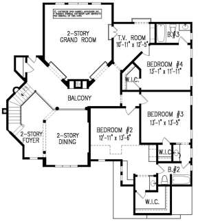 Floorplan 2 for House Plan #699-00020