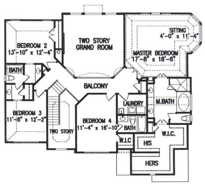 Floorplan 2 for House Plan #699-00022
