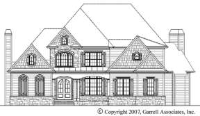 European House Plan #699-00024 Elevation Photo