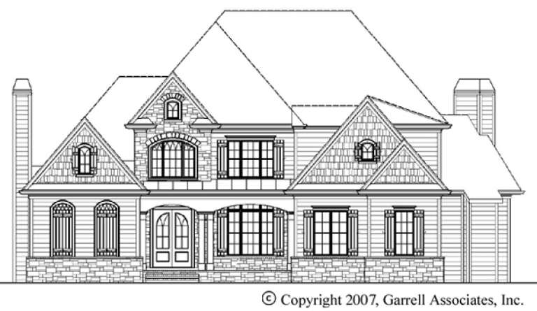European House Plan #699-00024 Elevation Photo