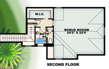 Floorplan 2 for House Plan #575-00066