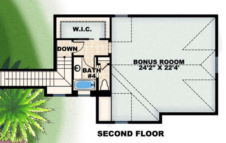 House Plan House Plan #4969 Drawing 2