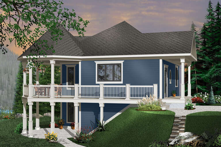 Country House Plan #034-00104 Elevation Photo