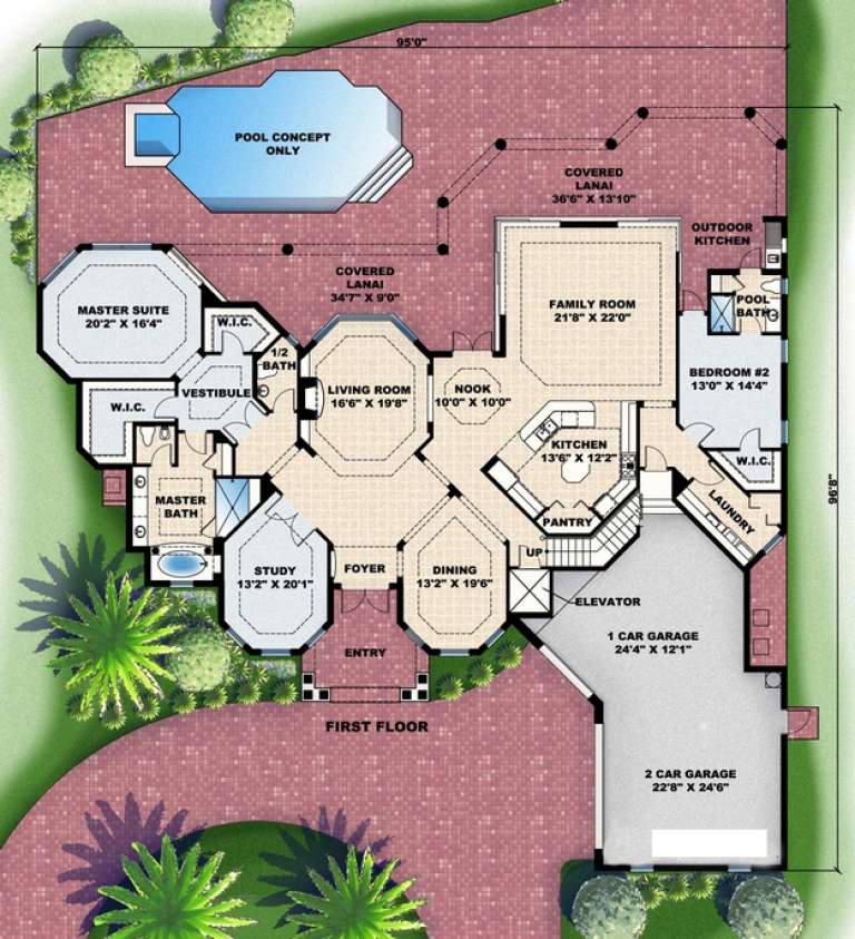 House Plan House Plan #4971 Drawing 1