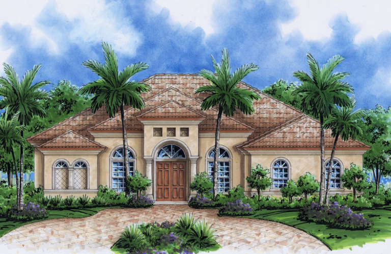 Ranch House Plan #575-00069 Elevation Photo