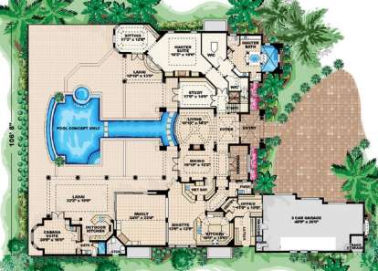 Floorplan 1 for House Plan #575-00072