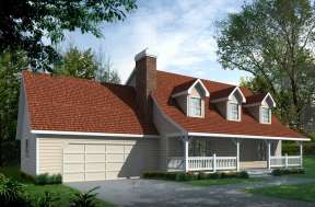 Country House Plan #692-00004 Elevation Photo