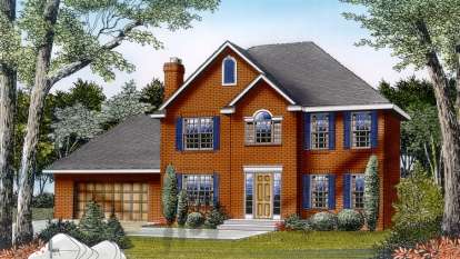Traditional House Plan #692-00005 Elevation Photo