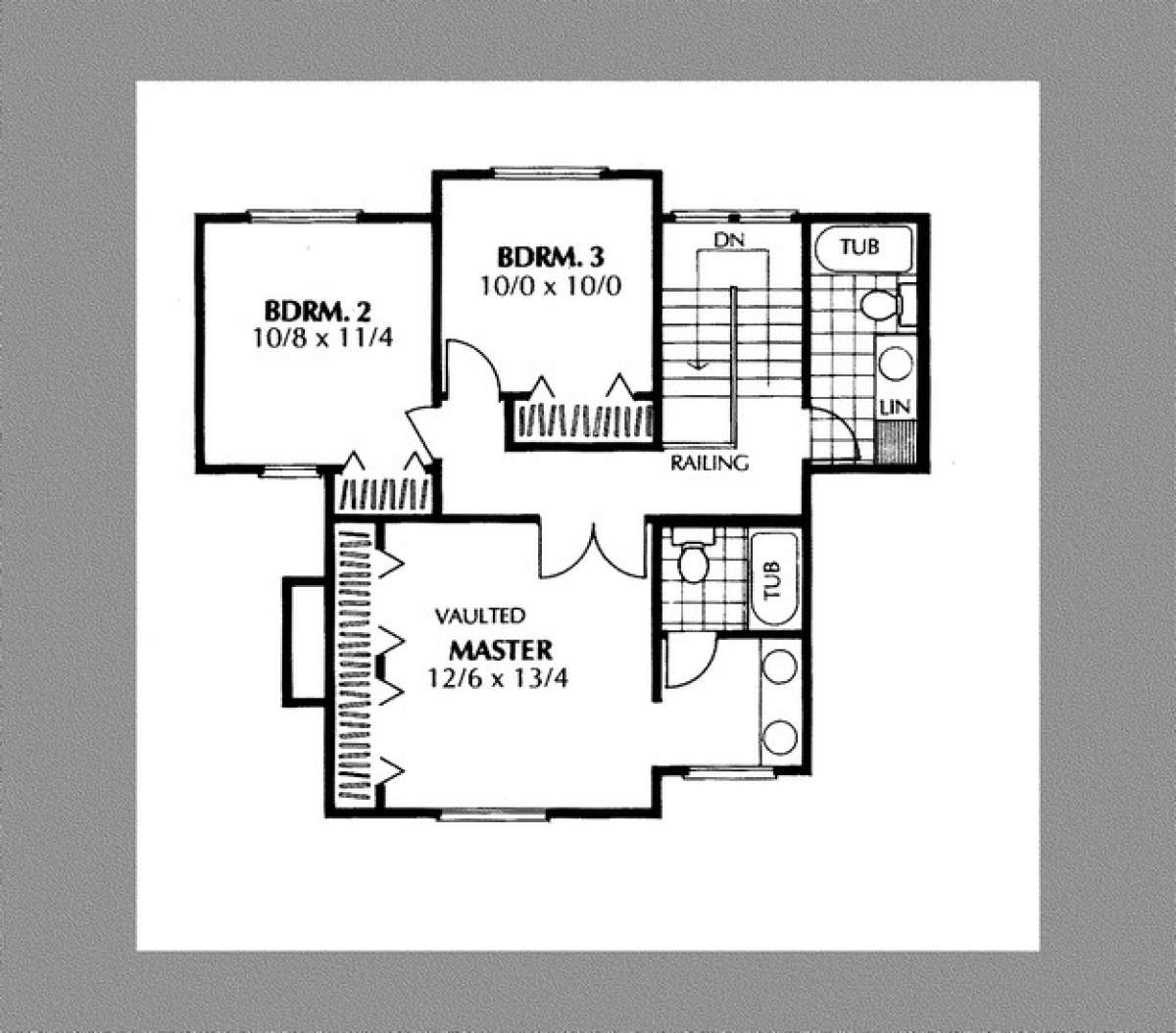 Floorplan 2 for House Plan #692-00007