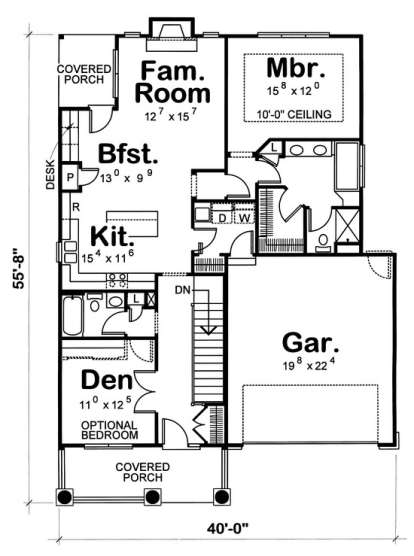 House Plan House Plan #4984 Drawing 1