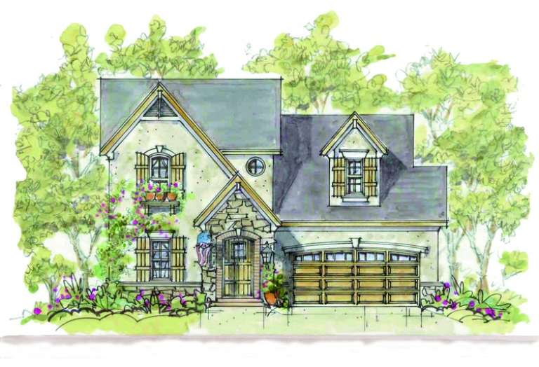 House Plan House Plan #4985 Front Elevation