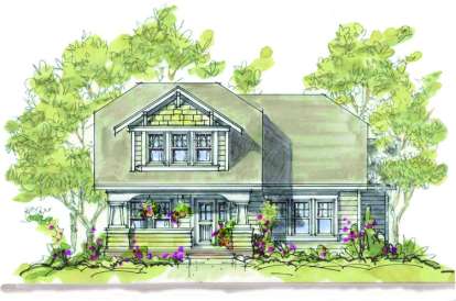 Craftsman House Plan #402-00888 Elevation Photo