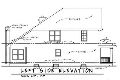 Country House Plan #402-00889 Elevation Photo