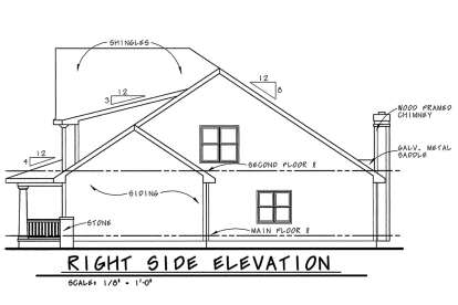 Country House Plan #402-00889 Elevation Photo