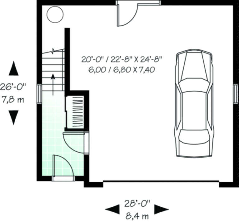 House Plan House Plan #499 Drawing 1