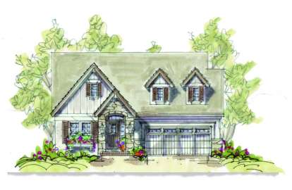 Ranch House Plan #402-00893 Elevation Photo