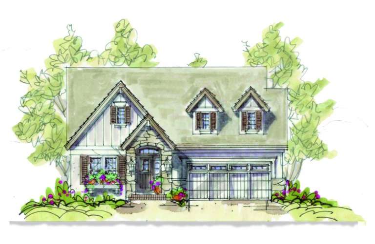 House Plan House Plan #4991 Front Elevation