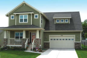 Craftsman House Plan #402-00900 Elevation Photo