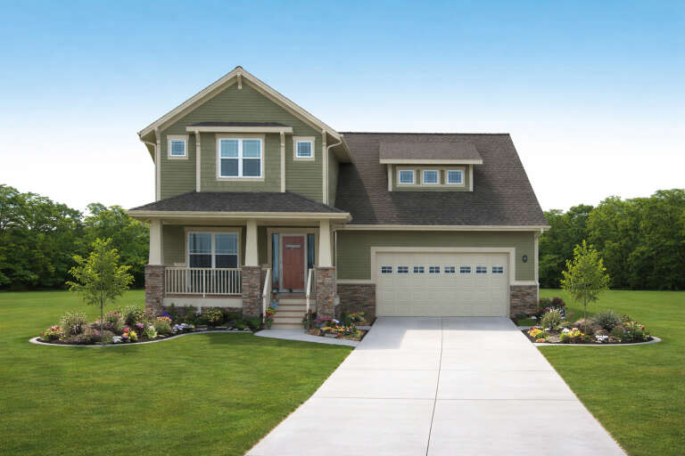 House Plan House Plan #4998 Front Elevation 