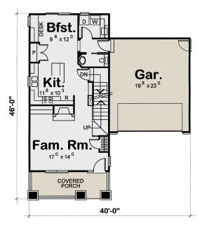 Main Floor for House Plan #402-00900