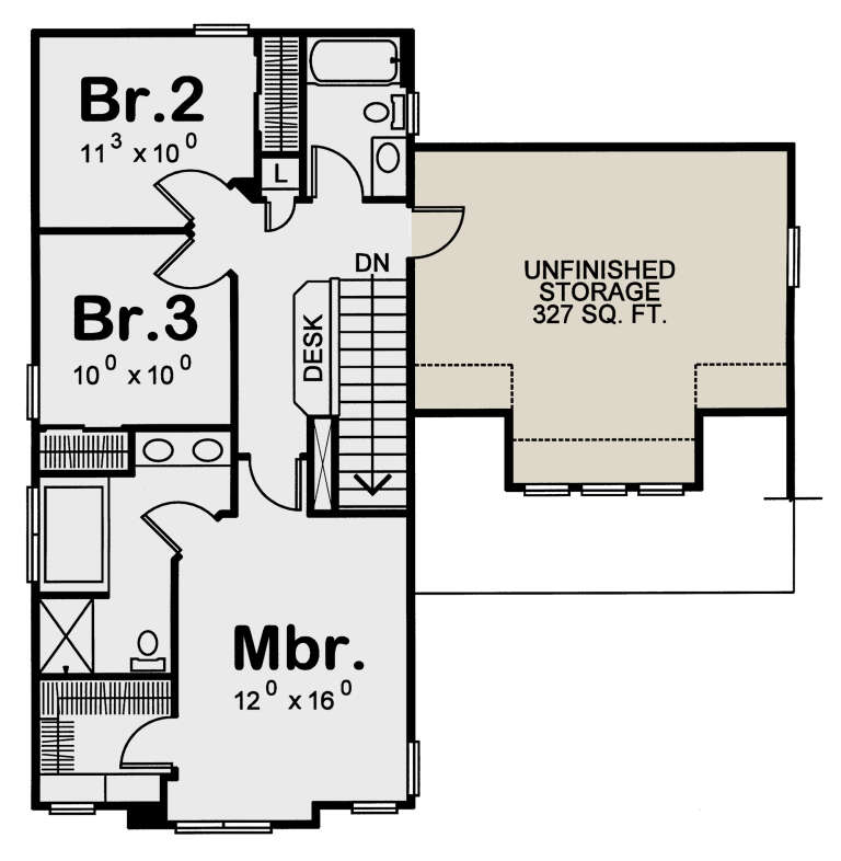 House Plan House Plan #4998 Drawing 2