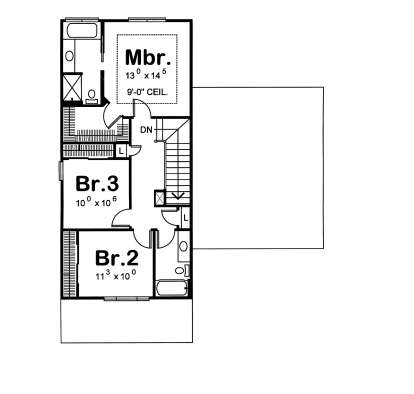 Second Floor for House Plan #402-00903