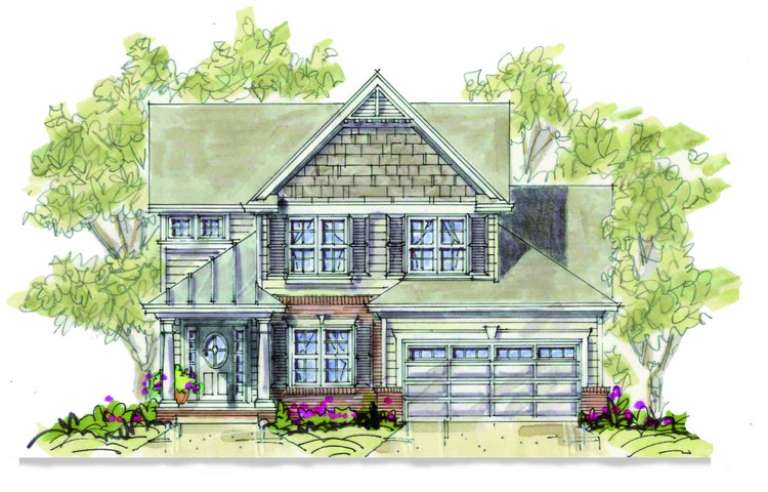 Traditional House Plan #402-00904 Elevation Photo