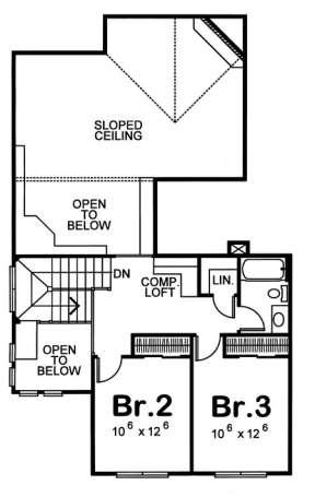Floorplan 2 for House Plan #402-00904