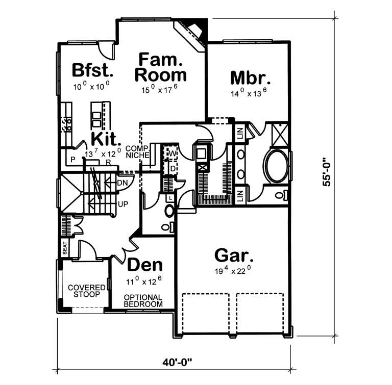House Plan House Plan #5003 Drawing 1