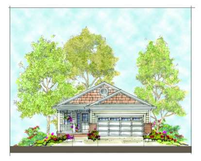 2 Bed, 2 Bath, 1469 Square Foot House Plan - #402-00907