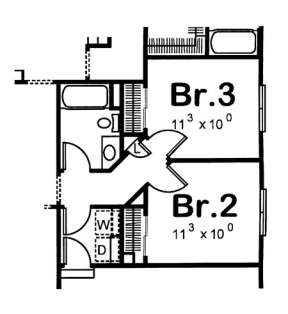Floorplan 2 for House Plan #402-00907