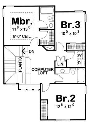 Floorplan 2 for House Plan #402-00910