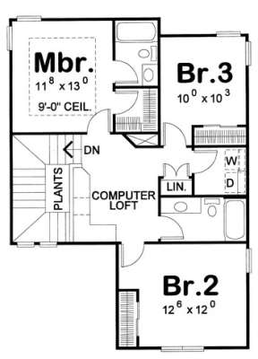 Floorplan 2 for House Plan #402-00913