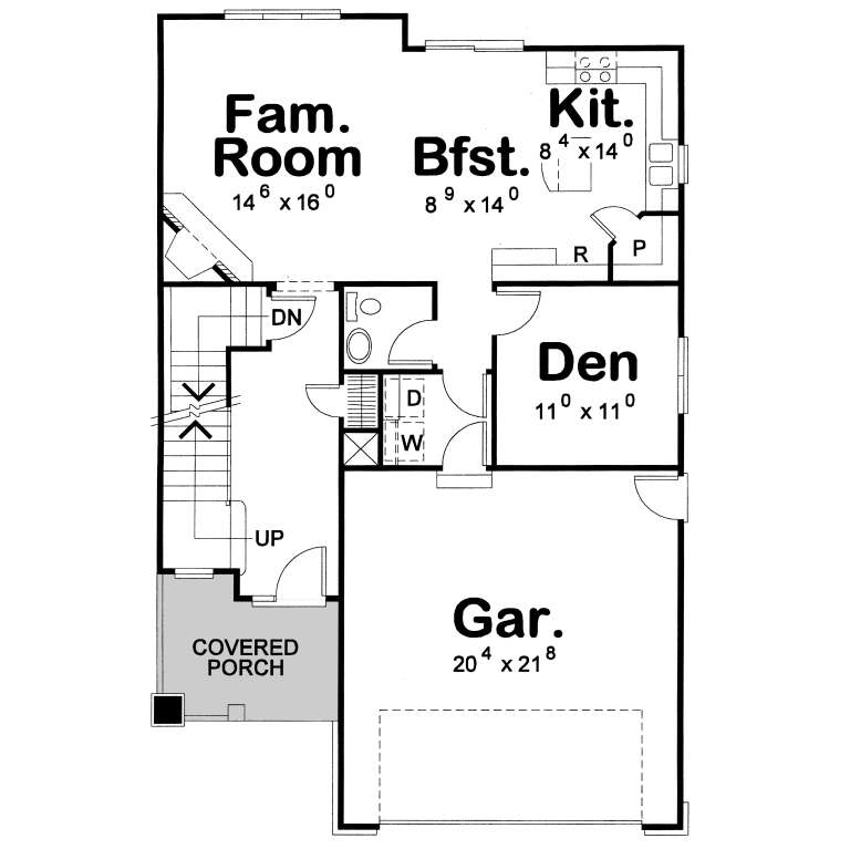 House Plan House Plan #5014 Drawing 1