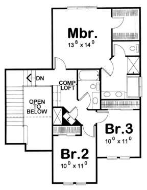 Floorplan 2 for House Plan #402-00916