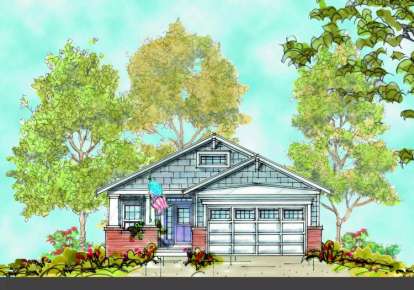 3 Bed, 2 Bath, 1542 Square Foot House Plan - #402-00918