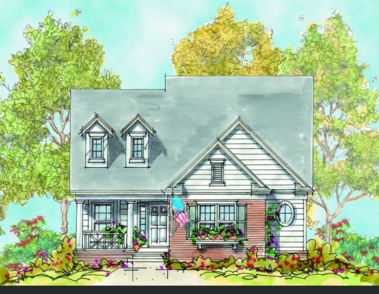 House Plan House Plan #5018 Front Elevation