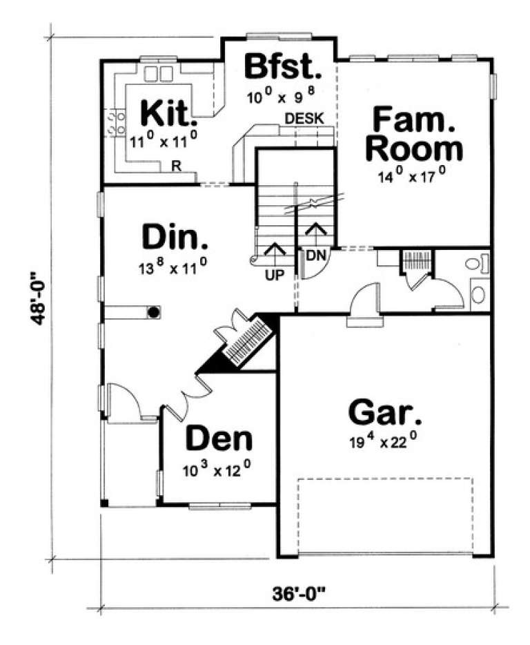 House Plan House Plan #5020 Drawing 1