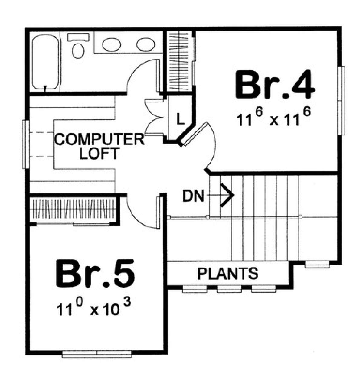 Floorplan 2 for House Plan #402-00925