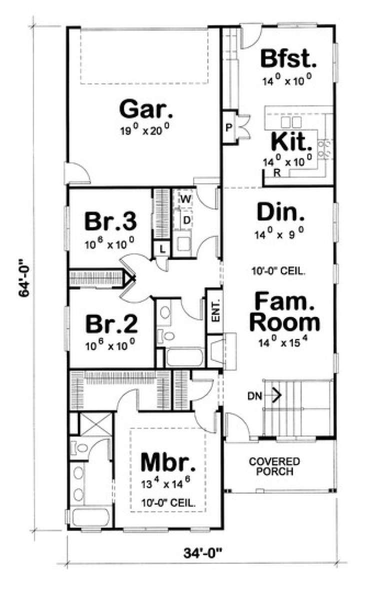 House Plan House Plan #5024 Drawing 1