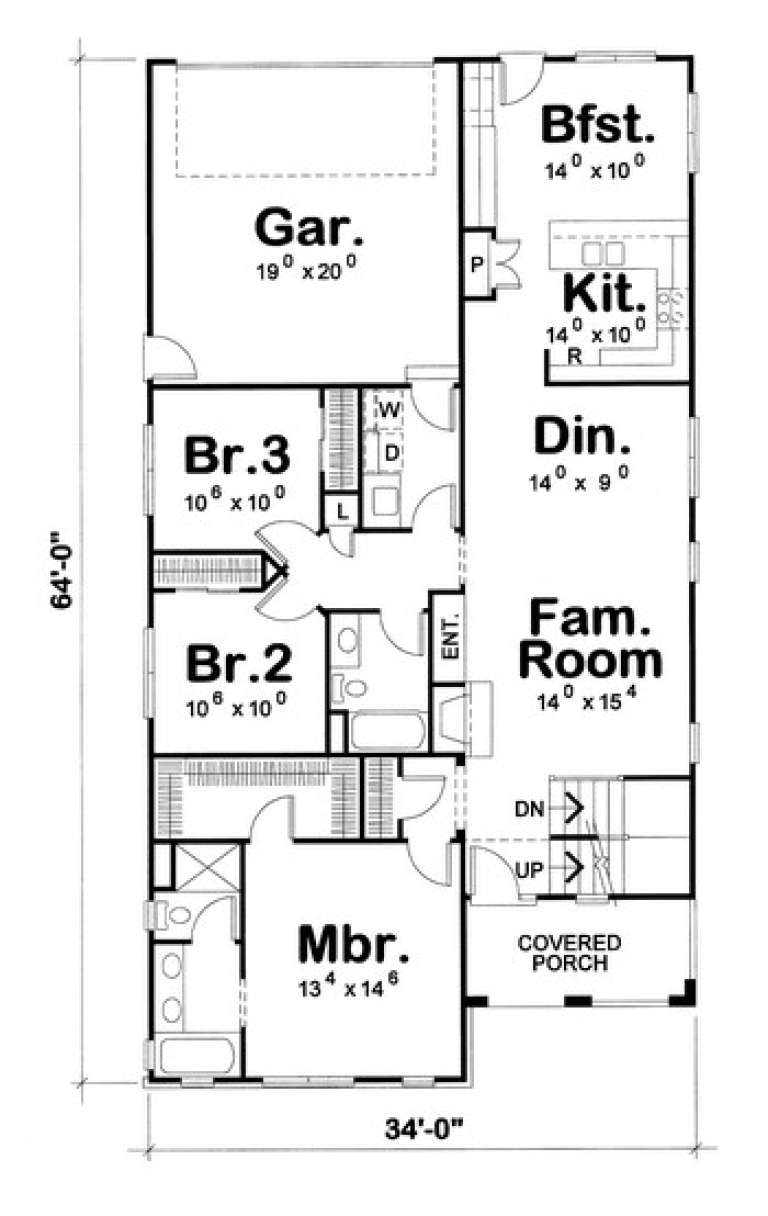 House Plan House Plan #5025 Drawing 1