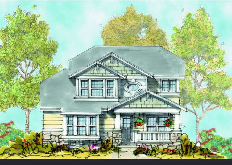House Plan House Plan #5028 Front Elevation