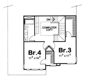 Floorplan 2 for House Plan #402-00930