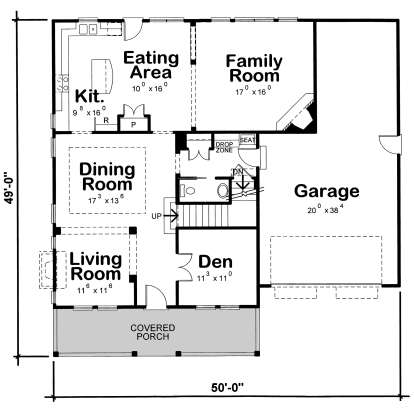 Main Floor  for House Plan #402-00935