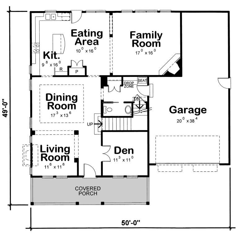 House Plan House Plan #5033 Drawing 1